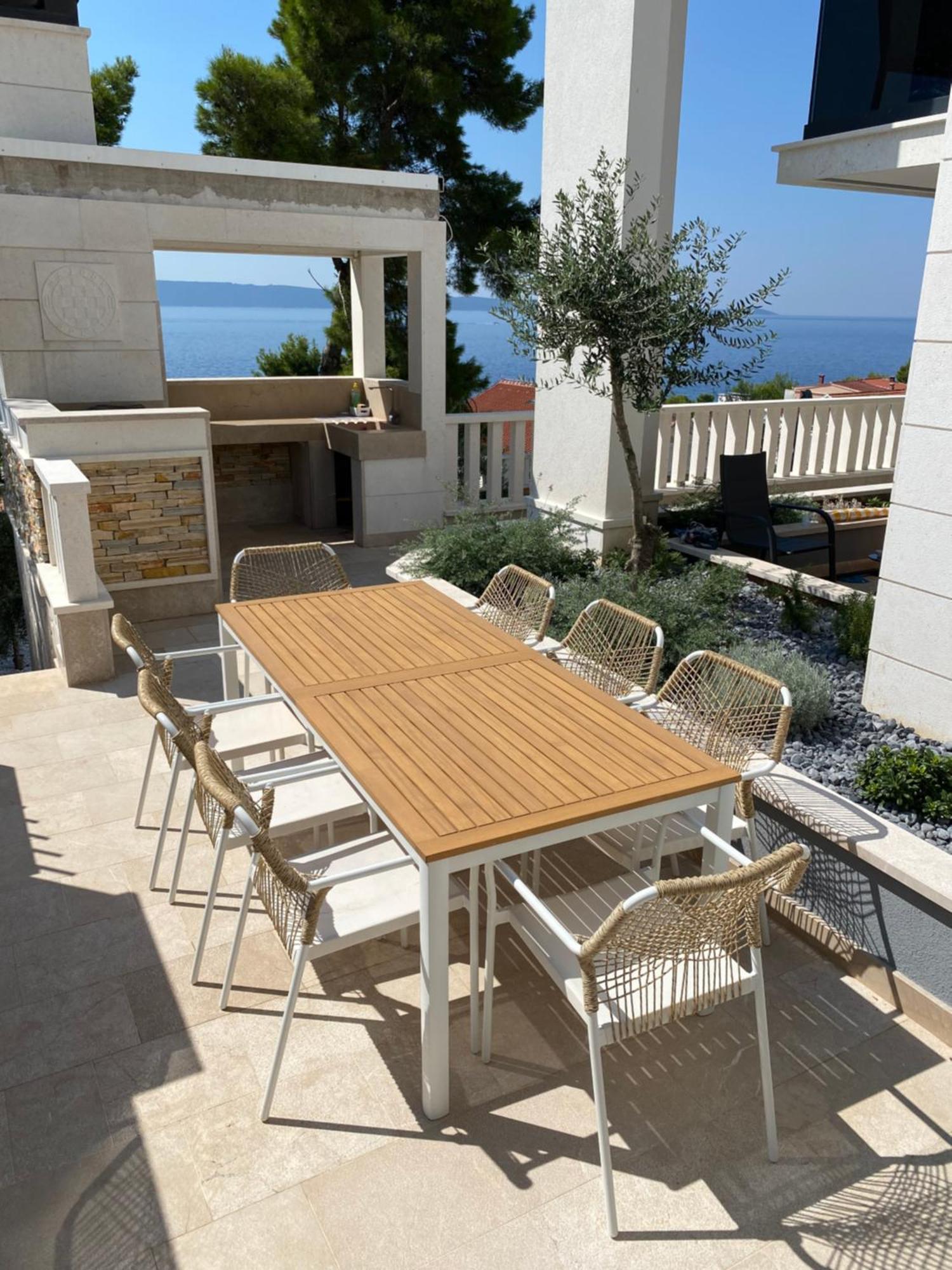 Luxury Beachfront Villa Carlisa Čiovo Exterior foto