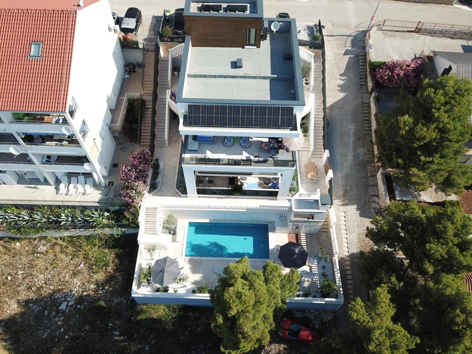 Luxury Beachfront Villa Carlisa Čiovo Exterior foto